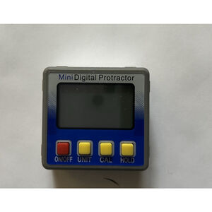 Protractor Harvet Mini Digital Large LED Display Measuring Range 4x 90 Degrees